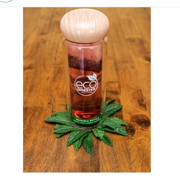 Double wall eco glass cup - Picture 2 of 3